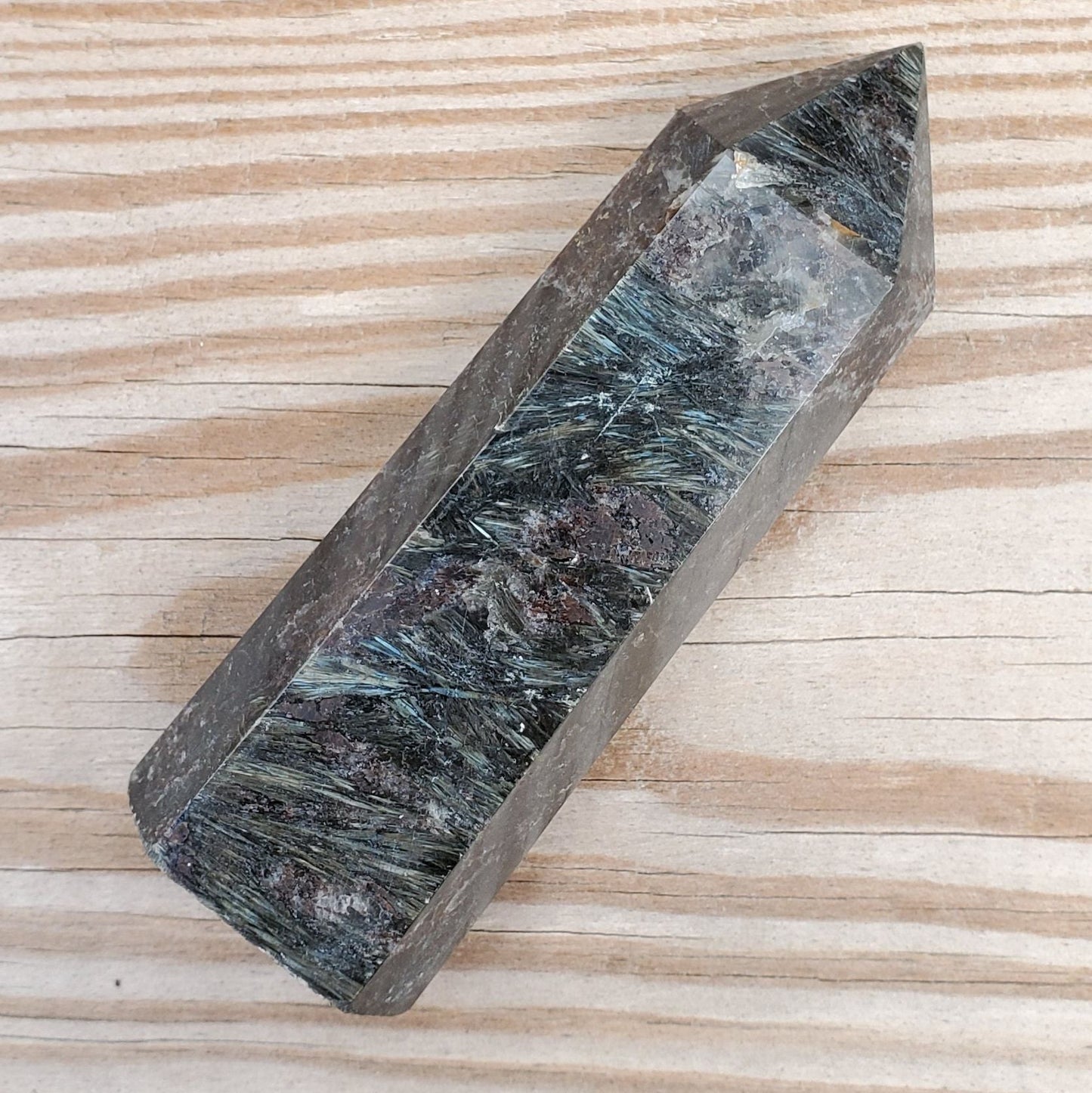 Arfvedsonite Polished Point #21