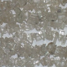 Clear Quartz Chip Beads – Package of 100