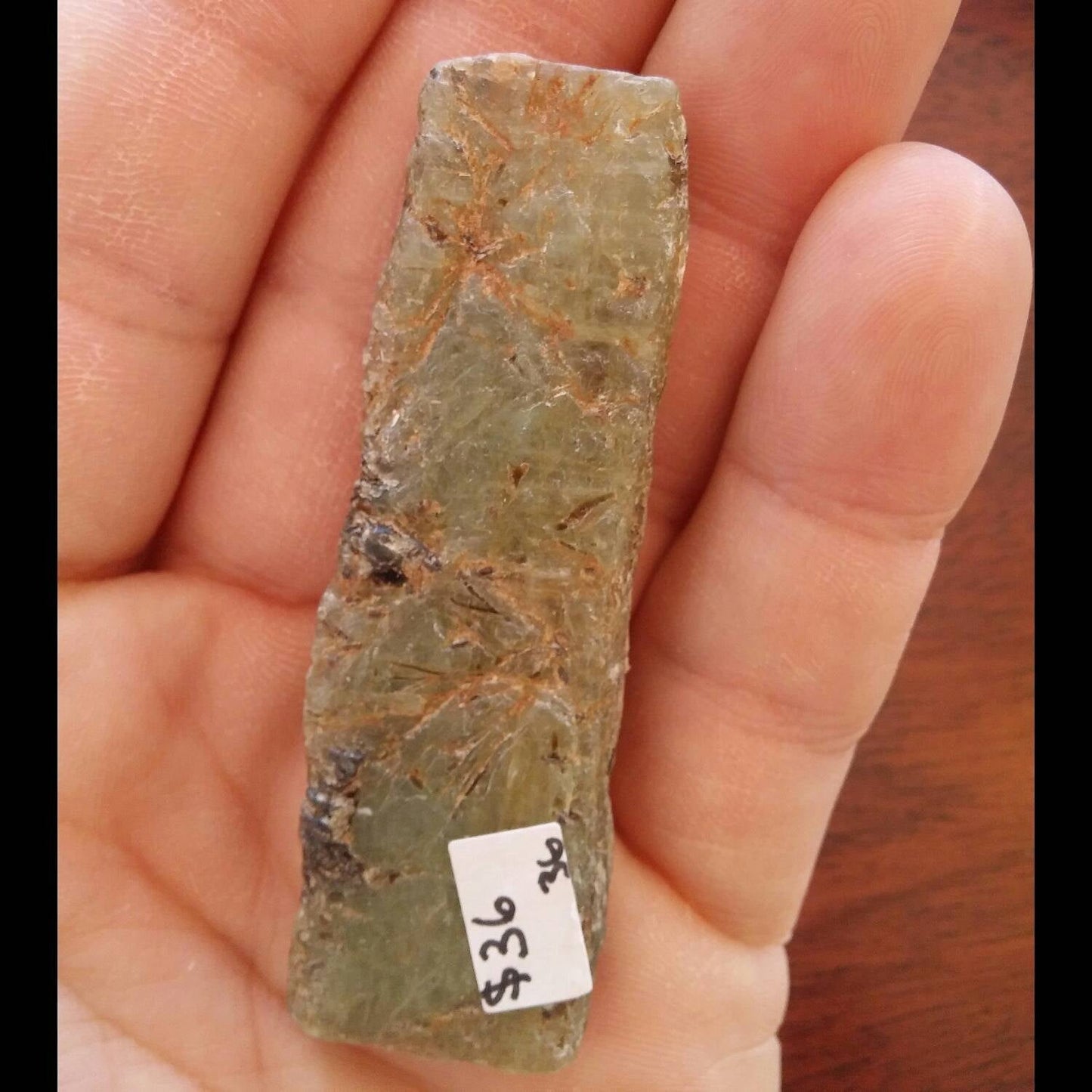 Green Kyanite Gemstone Specimen – Africa 36gr