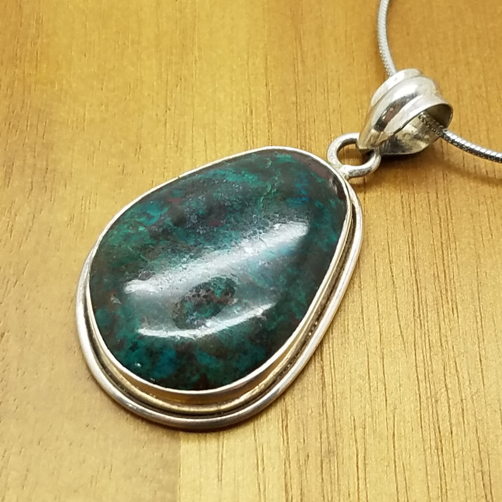Dark Chrysocolla Pendant