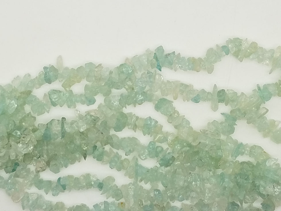 Aquamarine Chip Beads – Package of 100