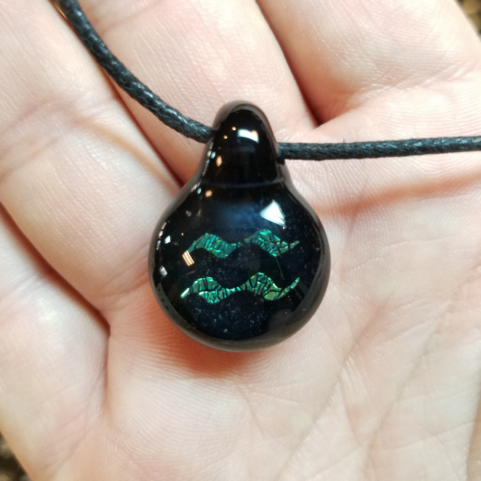 Aquarius Glass Pendant Clearance