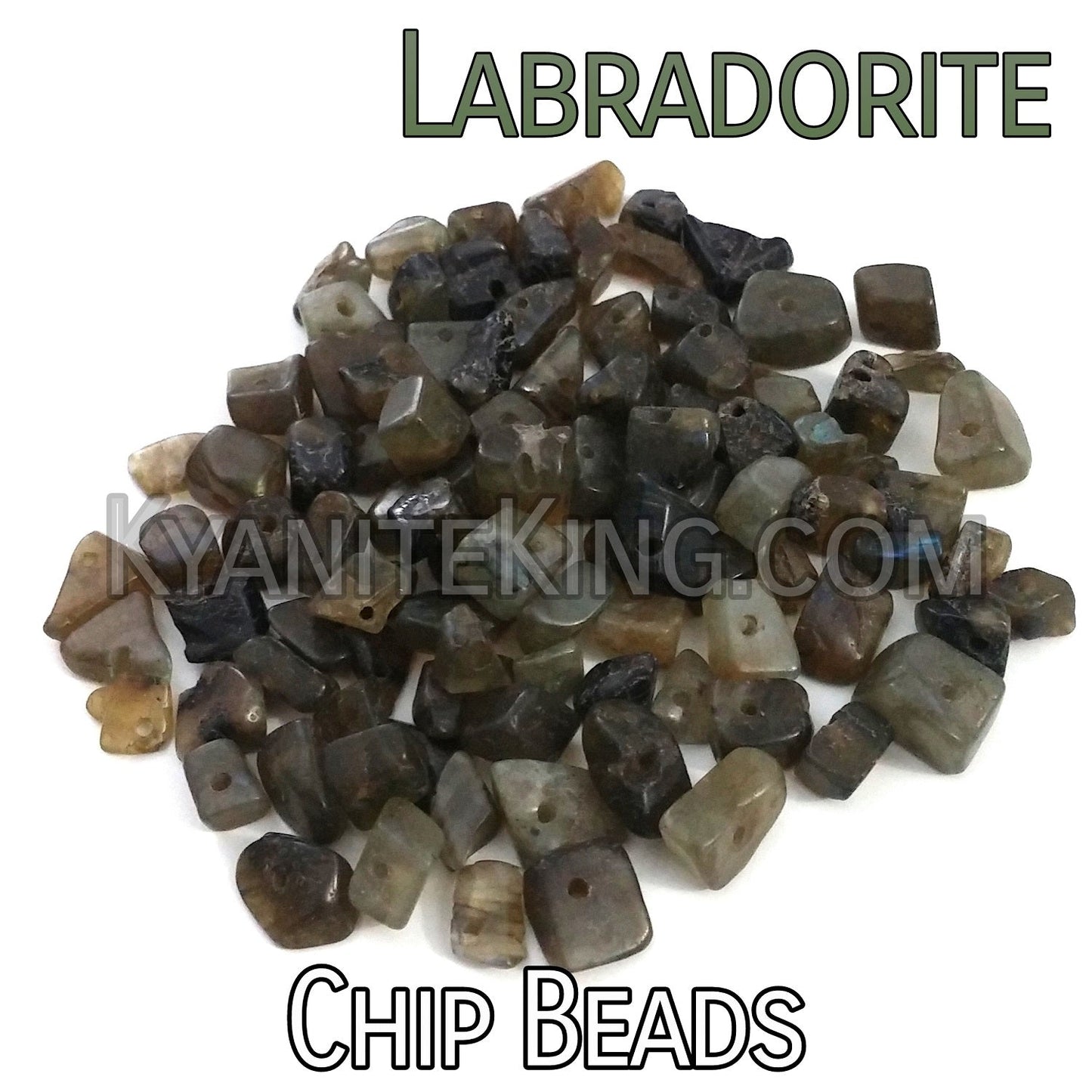 Labradorite Chip Beads – Package of 100