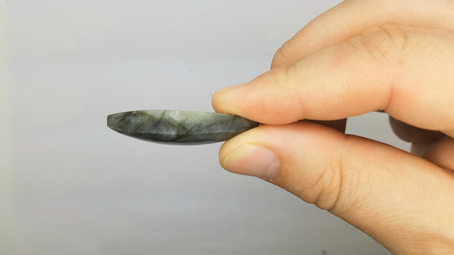 Parrot Wing Labradorite Cabochon – Large Freeform #lab4