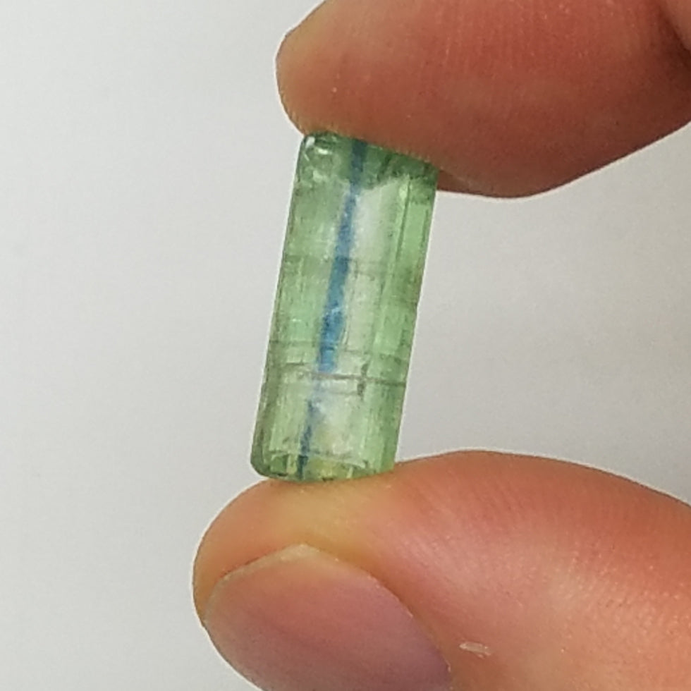 Green Kyanite Facet Rectangle