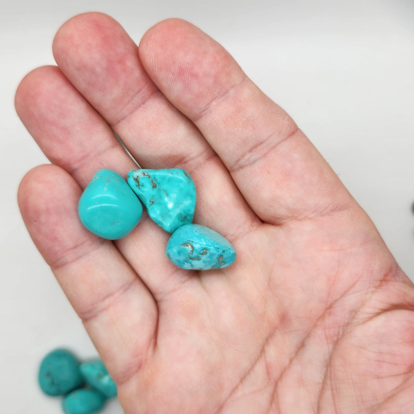 Turquoise Tumbled Natural - 3 Piece