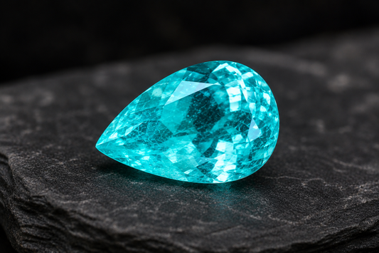 paraiba tourmaline faceted stone