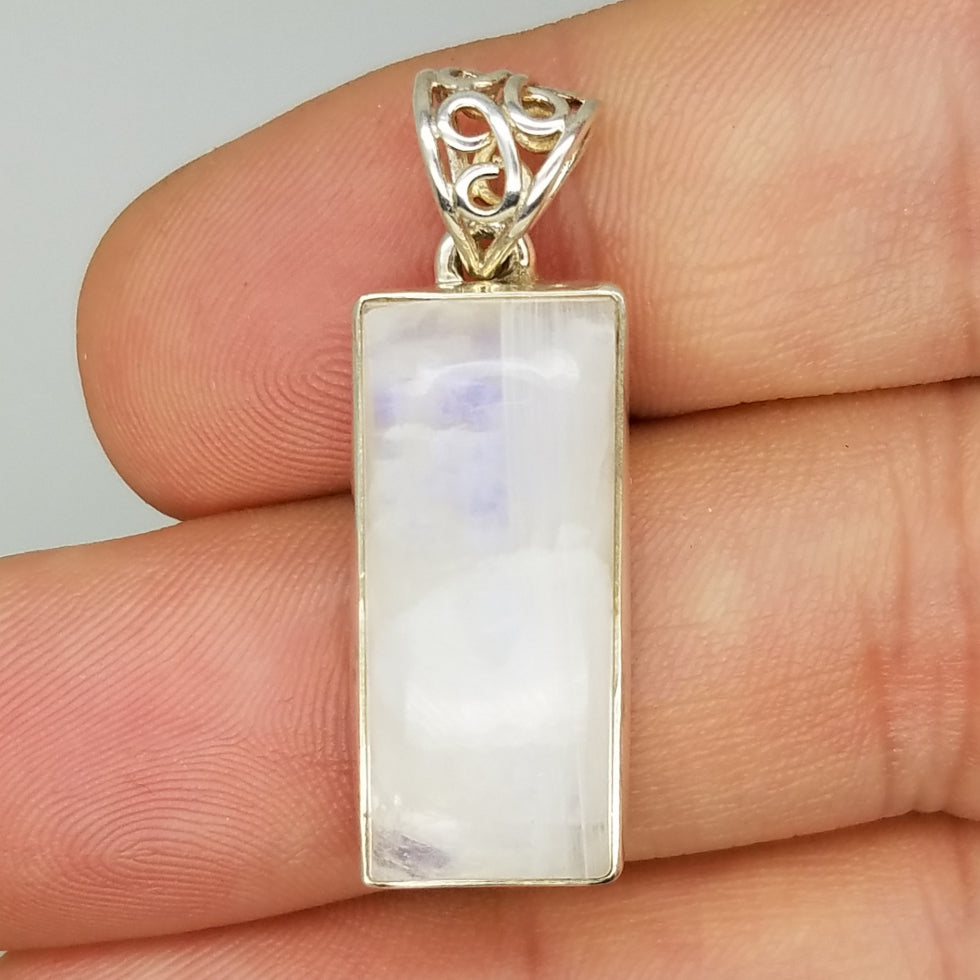 Rainbow Moonstone Pendant