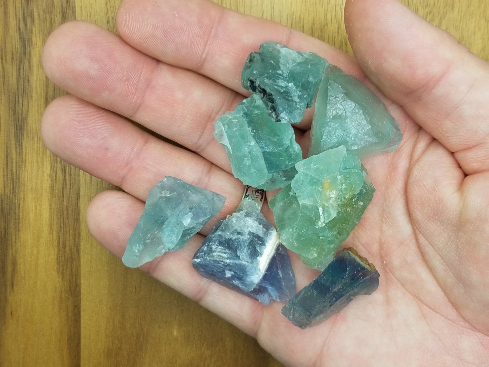 Fluorite Tumble Grade Rough 1pc