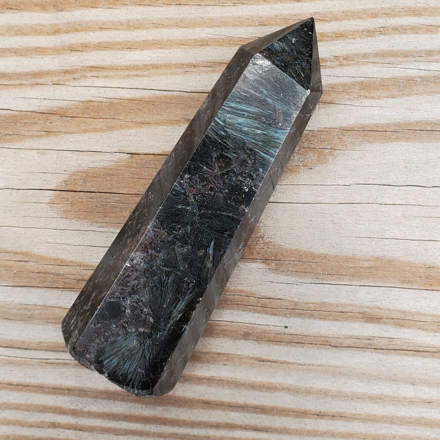 Arfvedsonite Polished Point #23