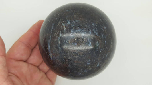 Large! Arfvedsonite Sphere – 90mm
