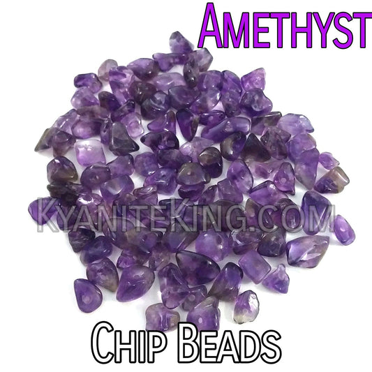 Amethyst Chip Beads – Package of 100
