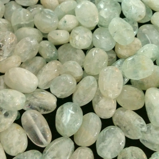 Aquamarine Oval Shape Beads – Package of 50