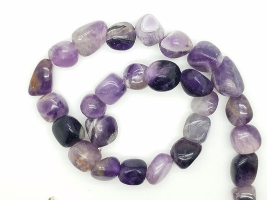 Amethyst Nugget Shape Beads – Bag of 10 Beads