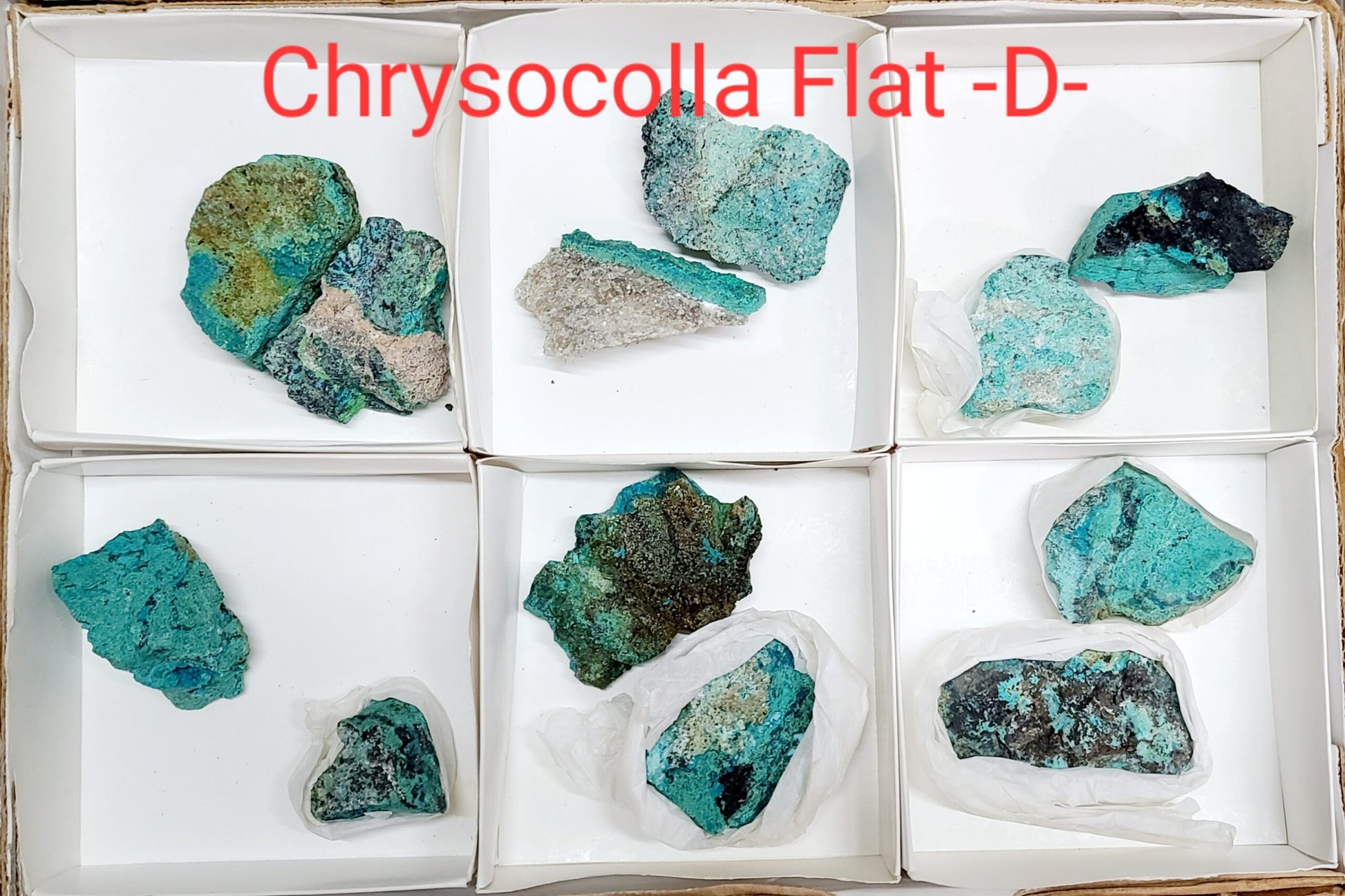 Chrysocolla Natural Specimen Flat Liquidation