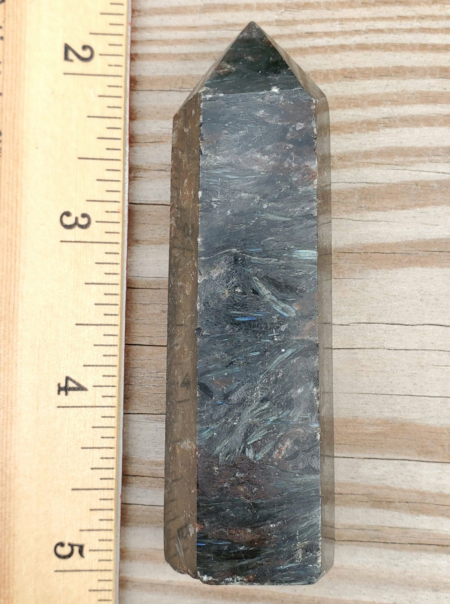 Arfvedsonite Polished Point #22