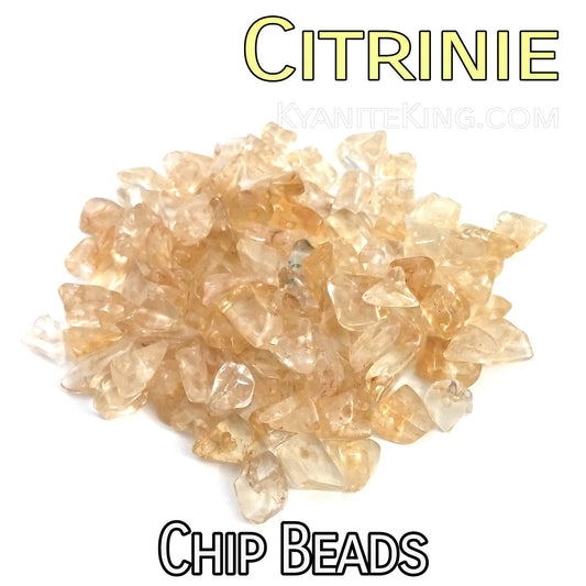 Citrine Chip Beads – Package of 100