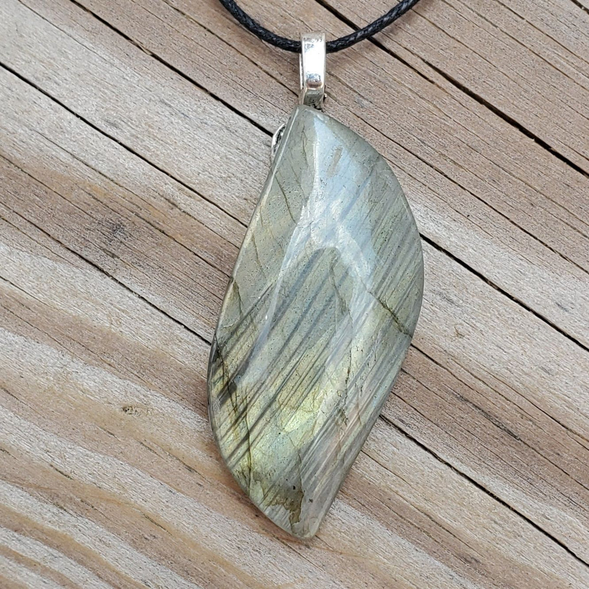 Labradorite Cabochon Gemstone Pendant