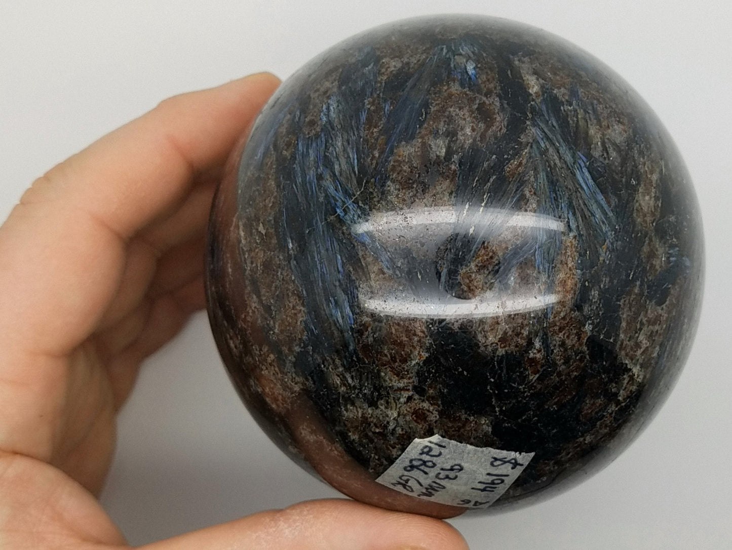 Arfvedsonite – Massive Gemstone Sphere – 93mm – #A6