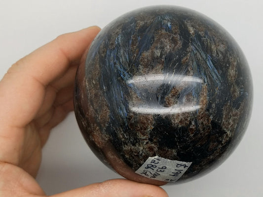 Arfvedsonite – Massive Gemstone Sphere – 93mm – #A6