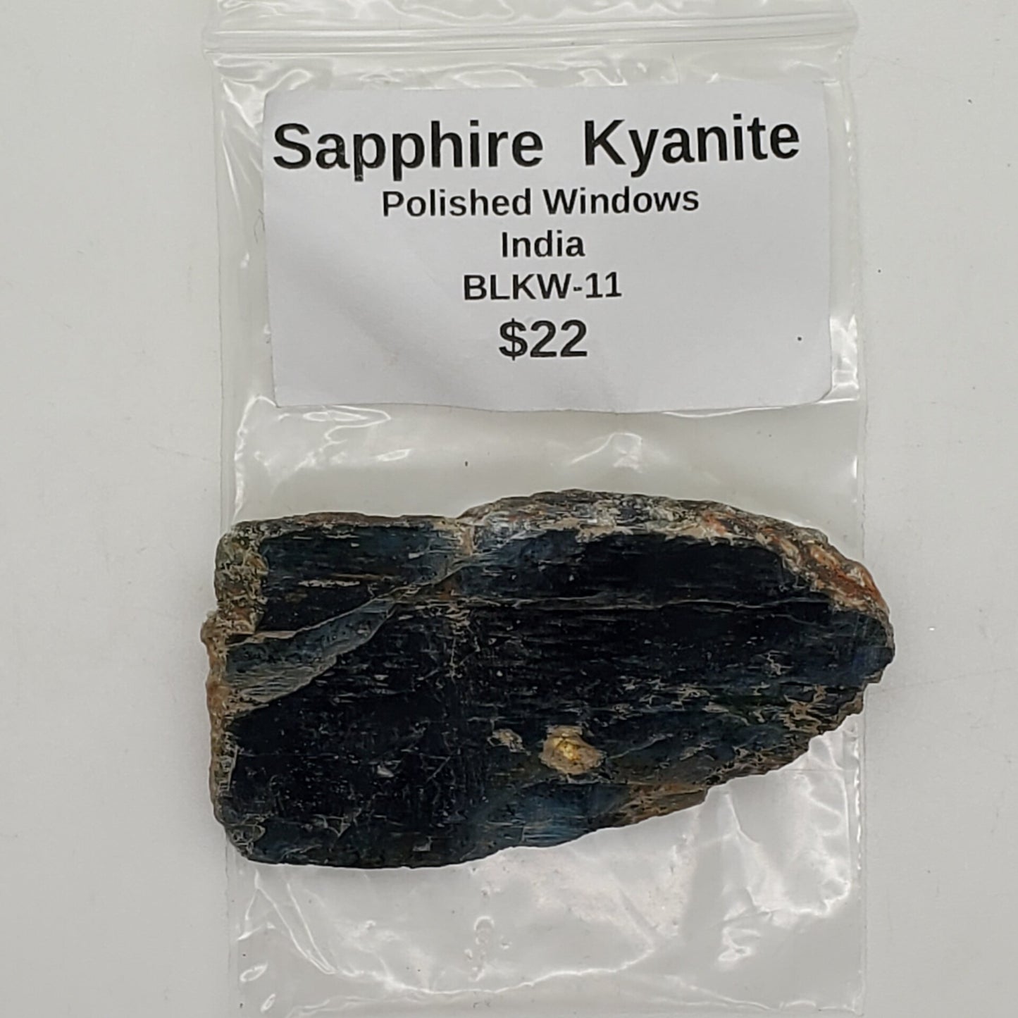 Sapphire Kyanite Polished Seer Stone