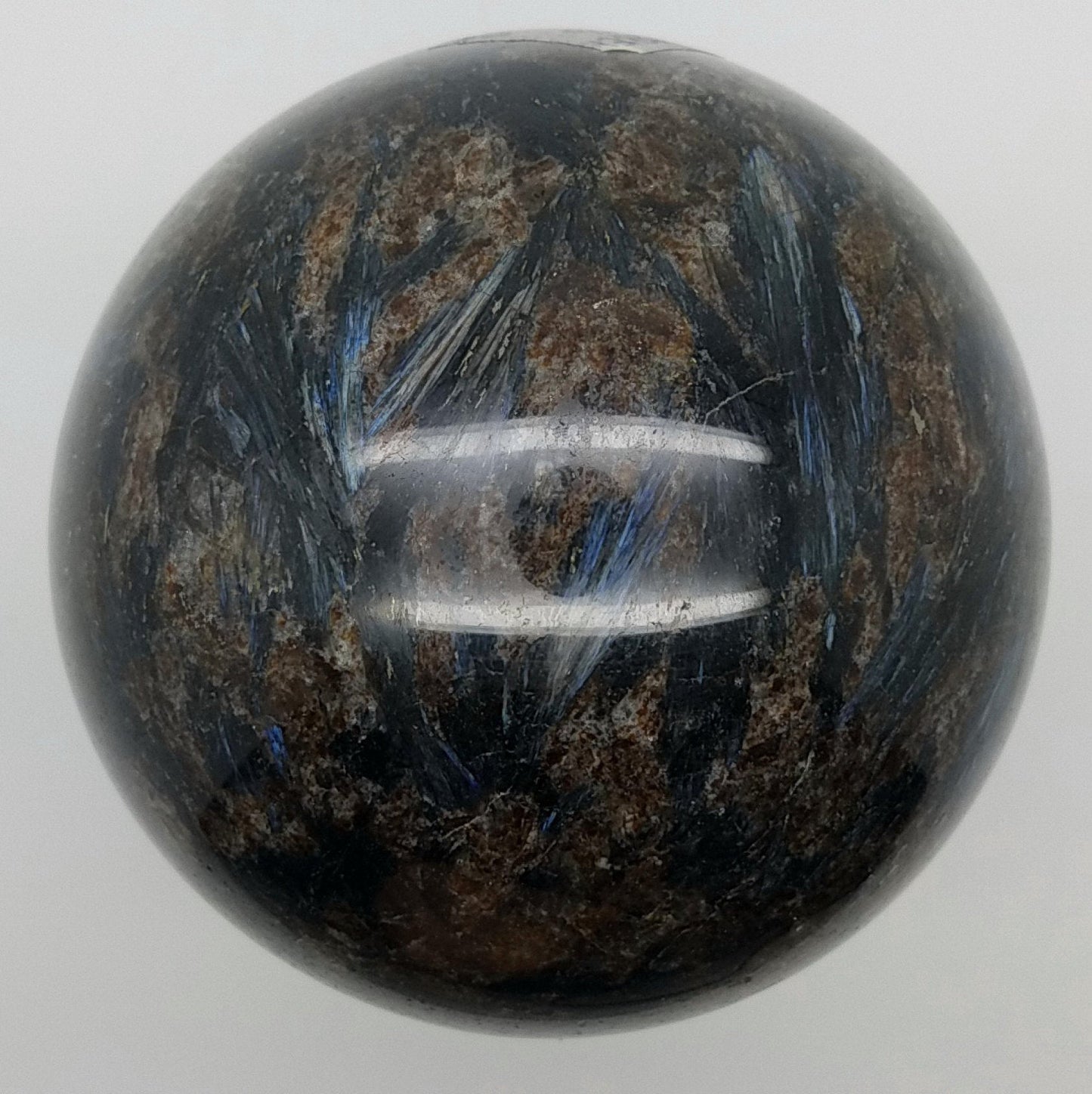 Arfvedsonite – Massive Gemstone Sphere – 93mm – #A6