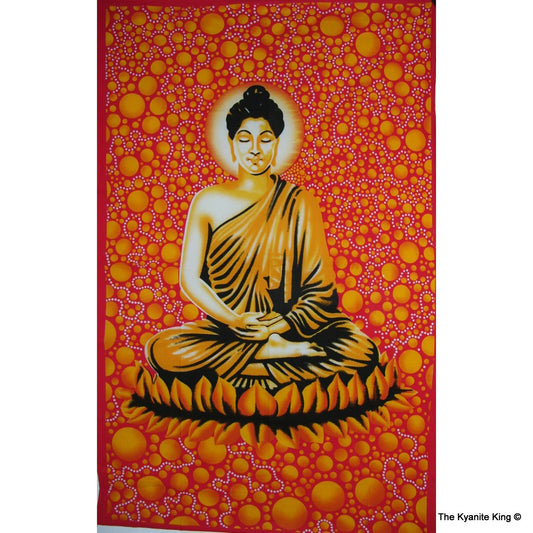 Buddha Orange Tapestry