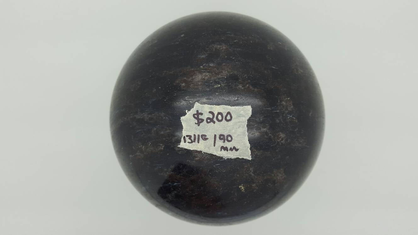 Large! Arfvedsonite Sphere – 90mm