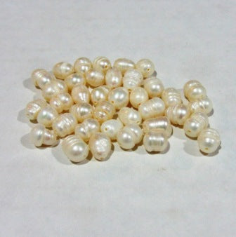 Fresh Water Pearl Potato Shaped Beads – Package of 30