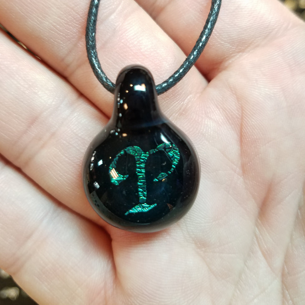 Aries Glass Pendant Clearance