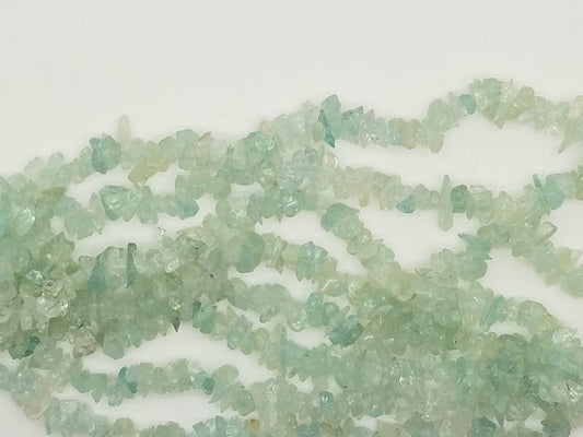 Aquamarine Chip Beads – Package of 100