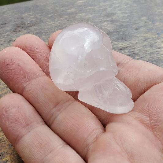 Small Rose Quartz Skull