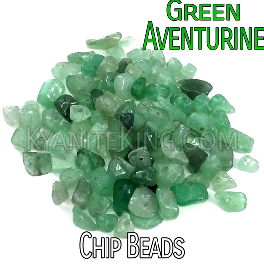 Green Aventurine Chip Beads – Package of 100
