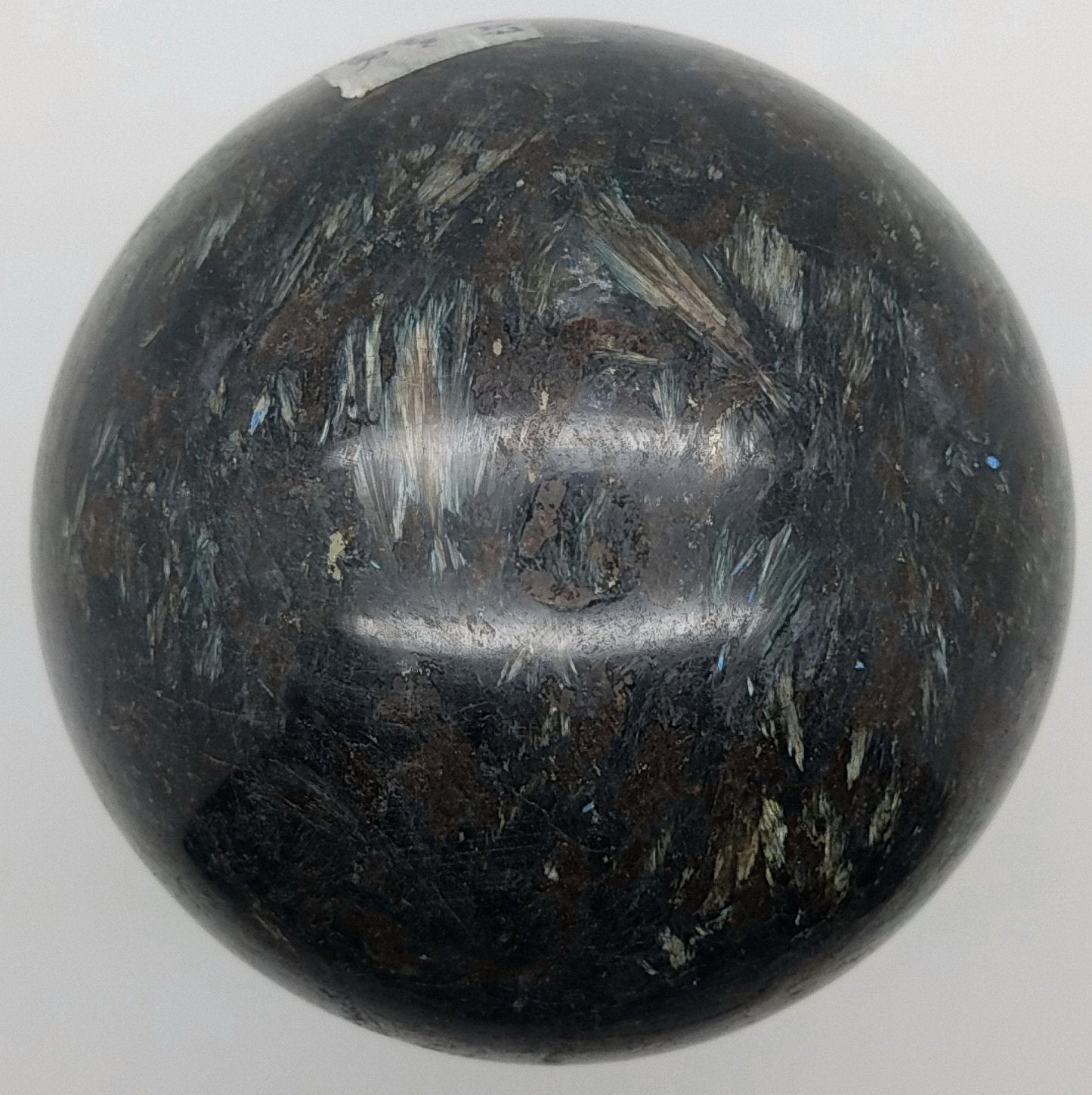 Arfvedsonite – Huge Gemstone Sphere – 105mm – #A7