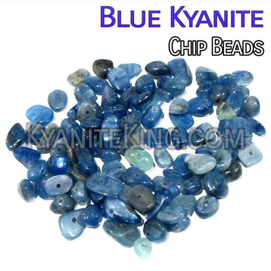 Blue Kyanite Chip Shaped Beads – Pack of 100