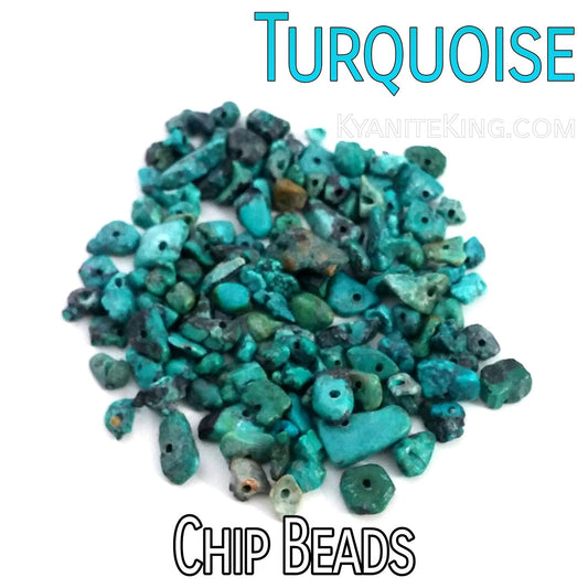 Turquoise Chip Beads – Package of 100