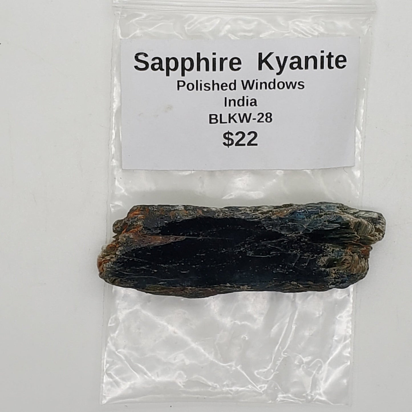 Sapphire Kyanite Polished Seer Stone