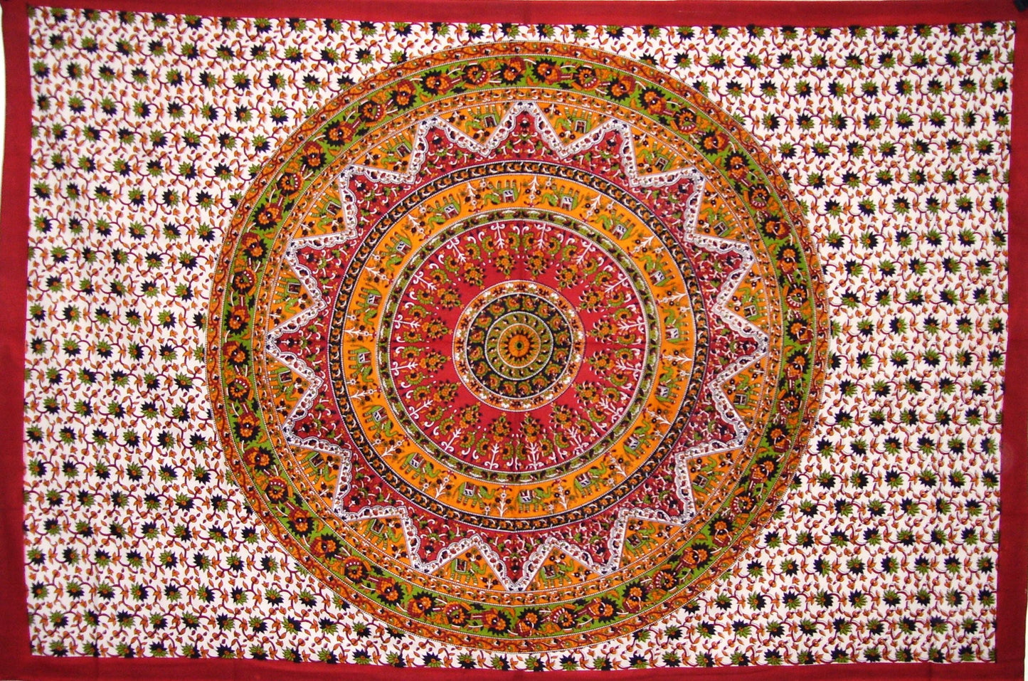 Flower Elephant Classic Tapestry
