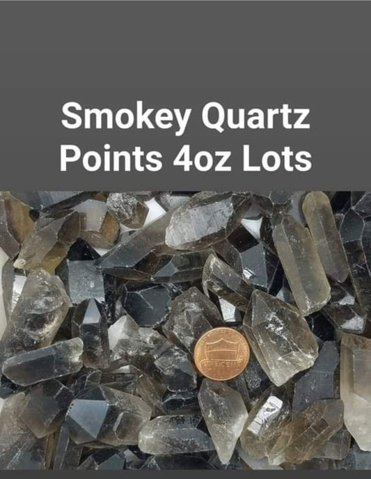 Smokey Quartz Points Small 4oz