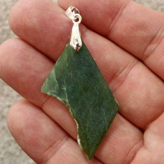 Jade Pendant – Wyoming – Green