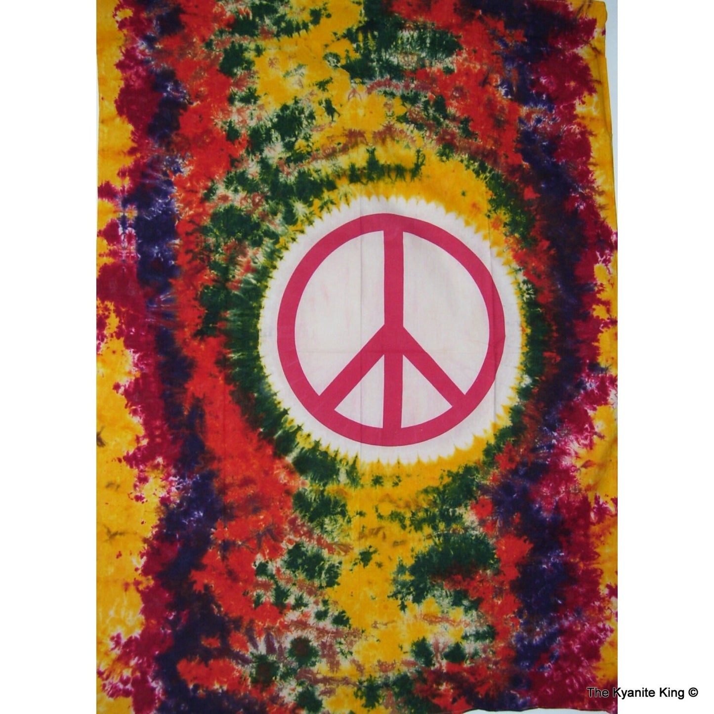 Peace Sign Tie Dye Tapestry