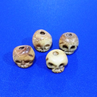 Skull Bone Beads – Pack of 4