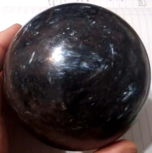 Large! Arfvedsonite Sphere – 90mm