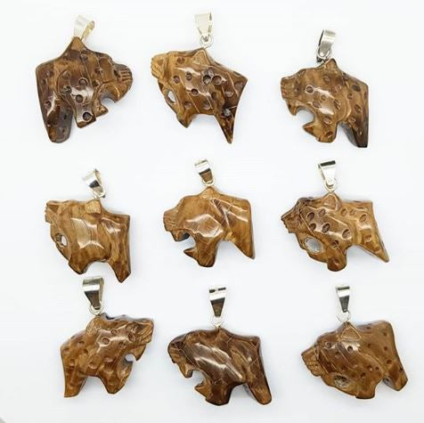 Jaguar Pendant – Palm Wood – 1 Pendant