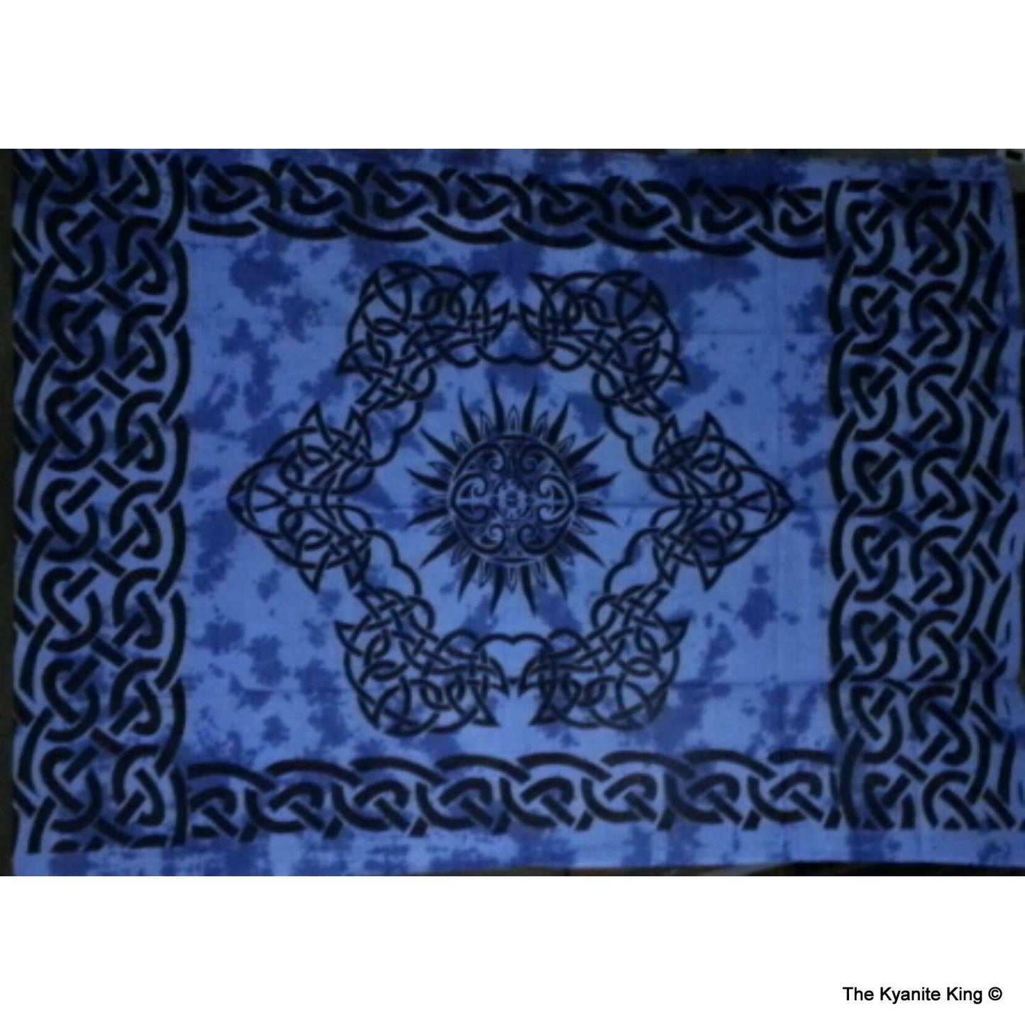 Celtic Knot Sun Tapestry -Blue