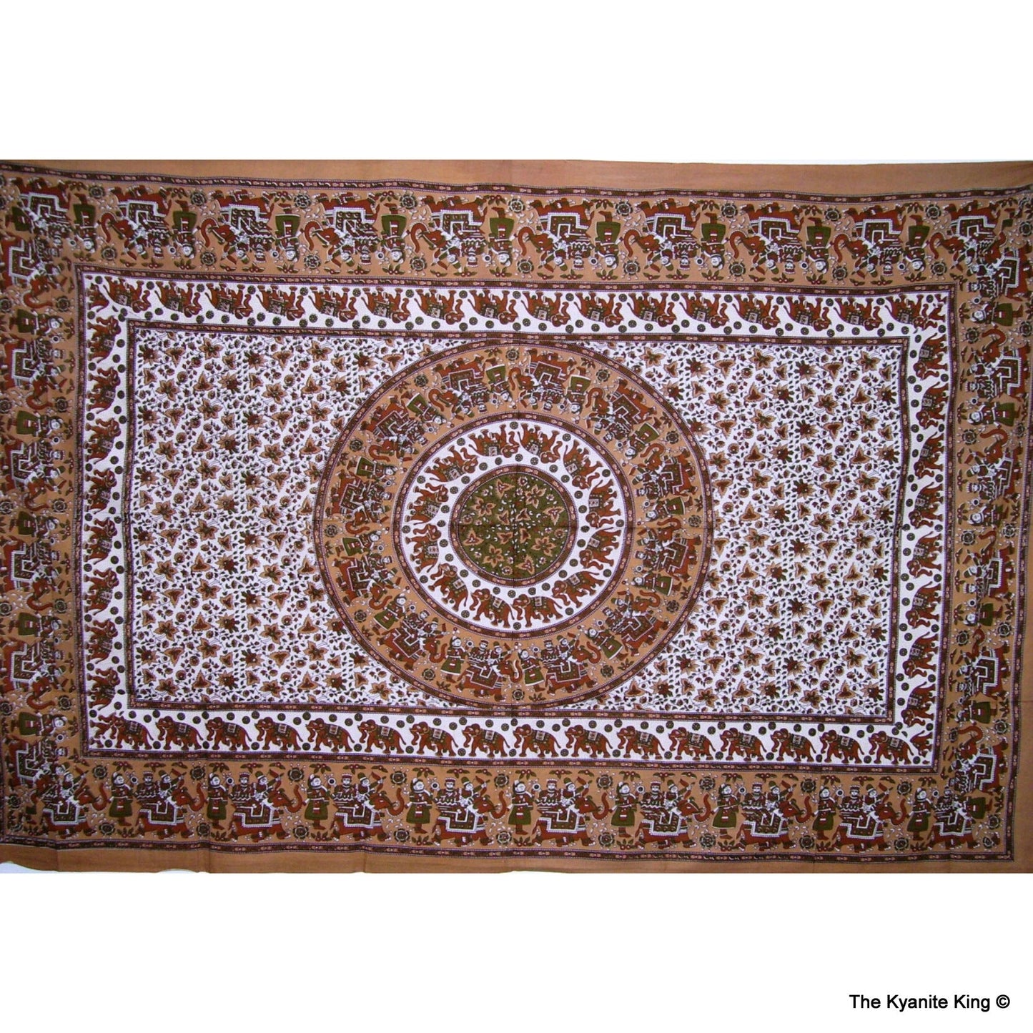 Radial Elephant Classic Tapestry Medium Size 58x82
