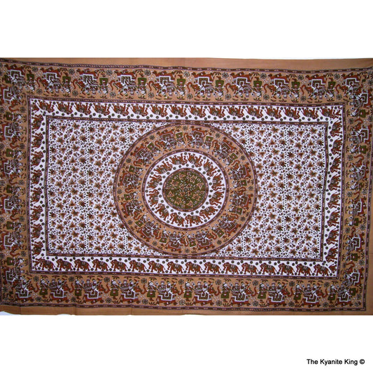 Radial Elephant Classic Tapestry Medium Size 58x82