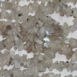 Rainbow Moonstone Chip Shaped Beads – Half Strand Bag