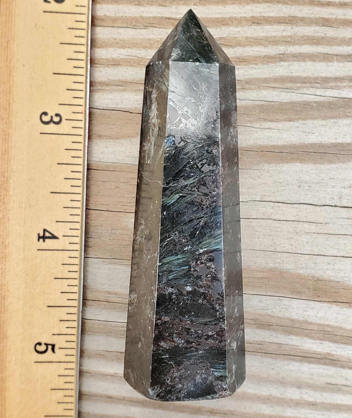 Arfvedsonite Polished Point #23