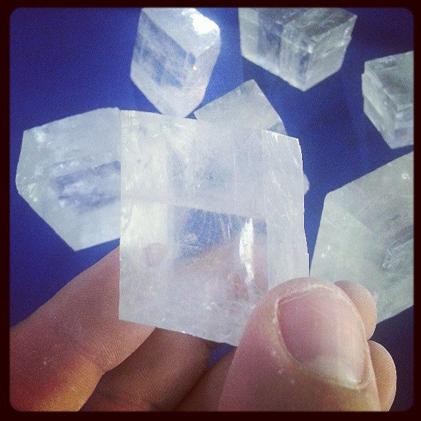 Optical Calcite – Natural – Small – 2 pc